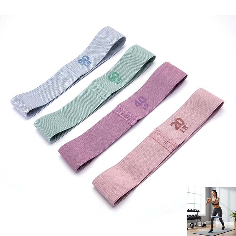 Yoga Fitness Stretching Strap - Gehaakte antislip yoga resistance band voor