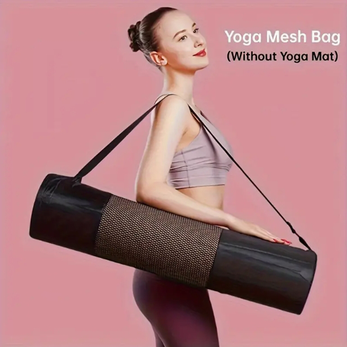 Yoga Mat For Fitness - 1 ademende mesh tas voor opbergen