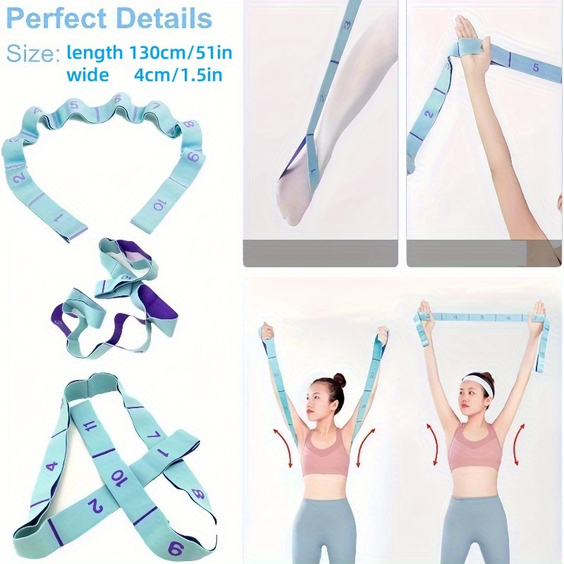 Yoga Fitness Stretching Strap - Yoga Digitale Stretchband Open Schouder Trekkoord