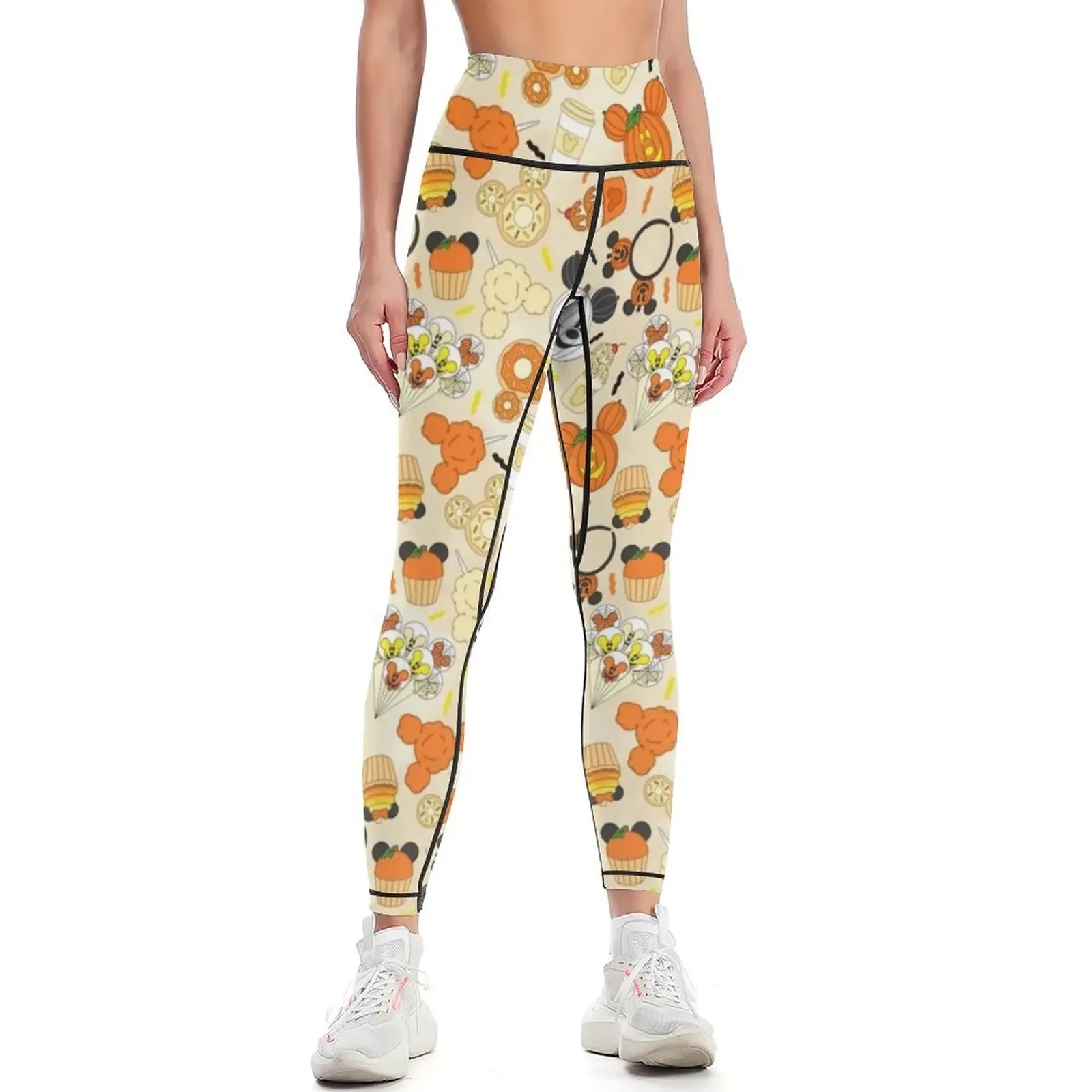 Yoga Fitness Park - Themapark Halloween Snacks Leggings Sportleggings voor