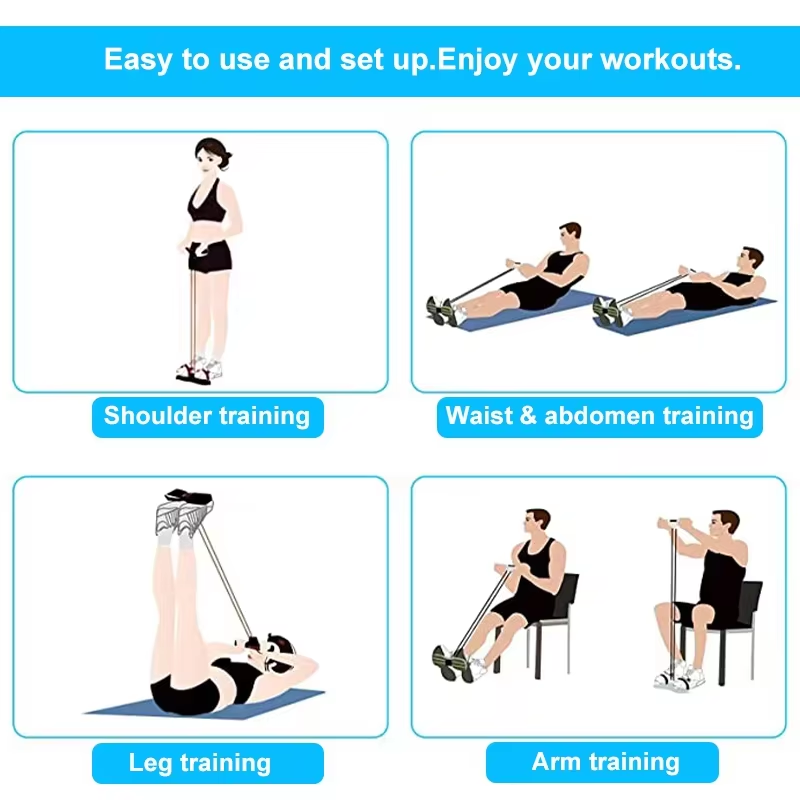 4-delige weerstandsbanden yoga - Yoga Fitness Stretching Strap recensie en prijs