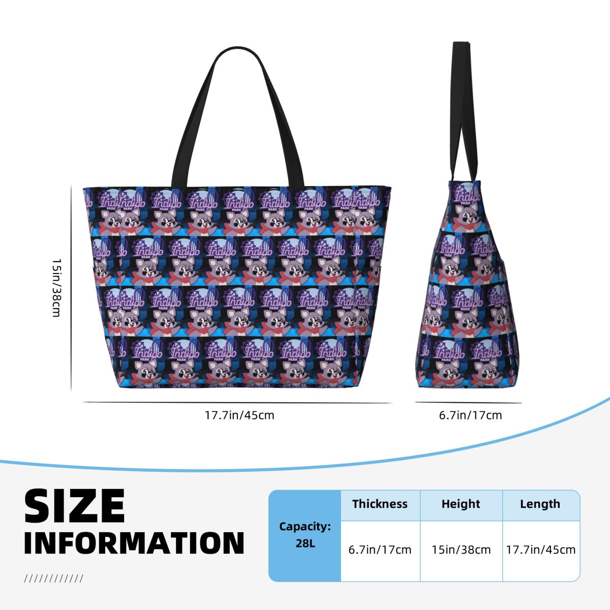Rambley Indigo Park Beach Tote - Yoga Fitness Park recensie en prijs