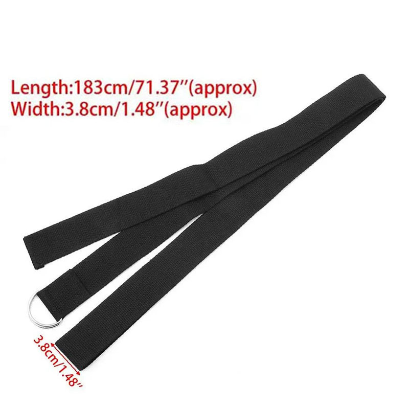 183*3.8cm Yoga Band Katoen Oef - Yoga Fitness Stretching Strap recensie en prijs